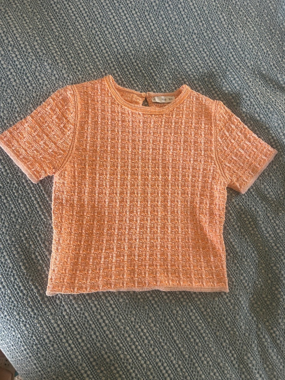 Mango Peach Boulce Structured Tee